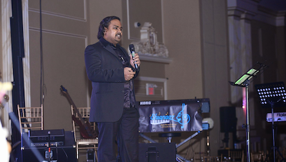 Speaker at the South Asian Event