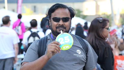 Walked 25 Km to raise funds for the Princess Margaret Cancer Foundation