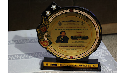 Keynote Guest Lecture Speaker at Kongu Engineering College November 2024